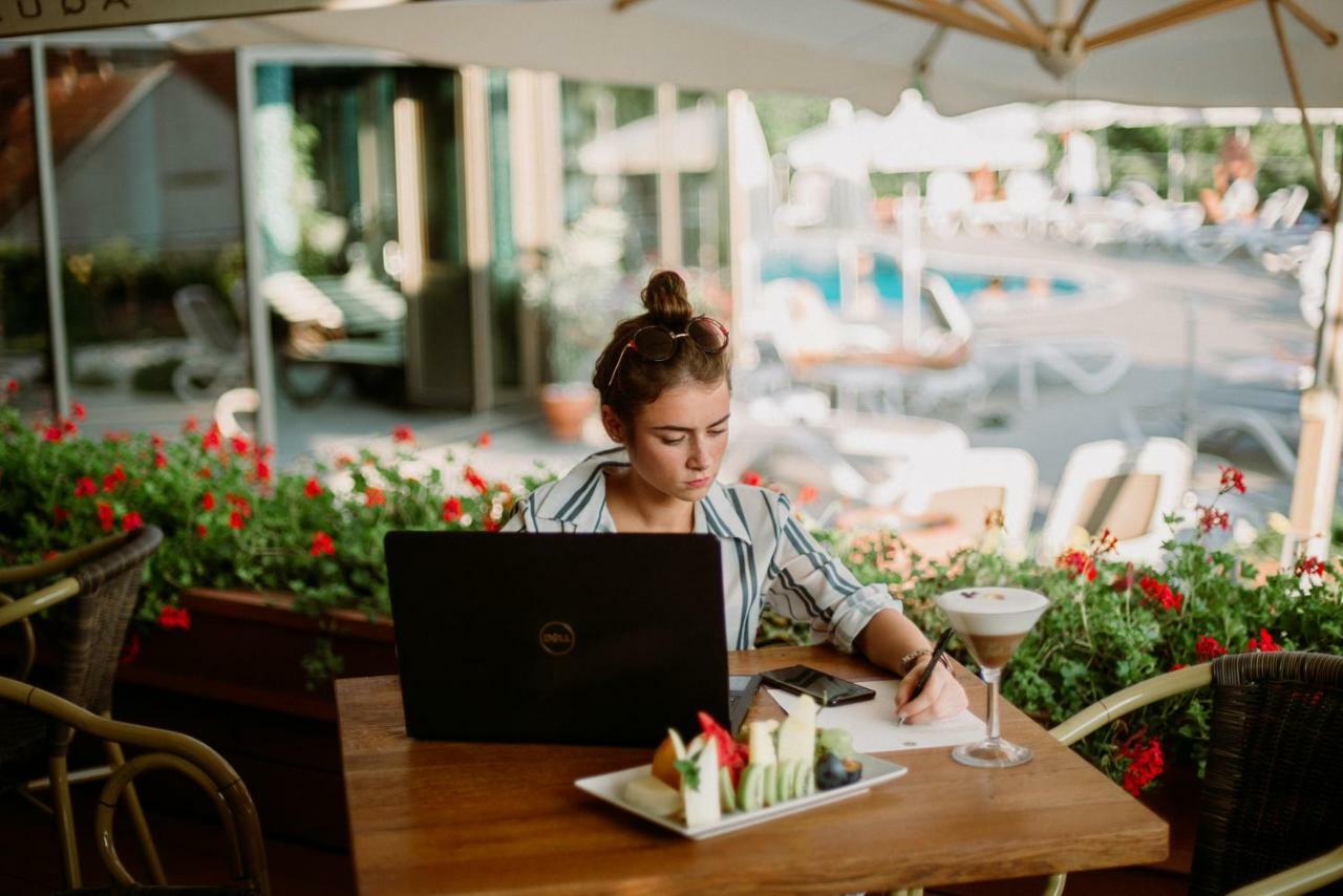 Hotel Premier Aqua - Adults Only Vrdnik Exterior foto A woman working remotely